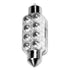 Bec tip LED 12V sofit cu 8 leduri 13x44mm SV85-8 1buc - Verde